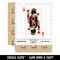 Water Bottle Sticker Set Queen of Hearts Cat Cute Playing Card Poker Cute Waterproof Vinyl Stickers Pack Decal, Skateboard, Laptop, Car, Window, Bumper - 5 Pack